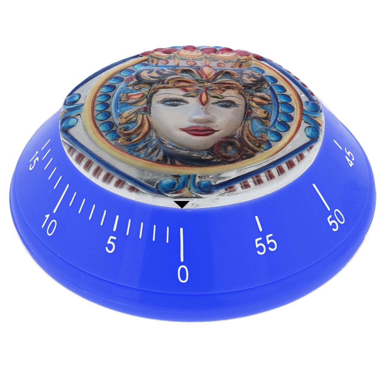 TIMER BLU CON DECORO SICILIANO 3