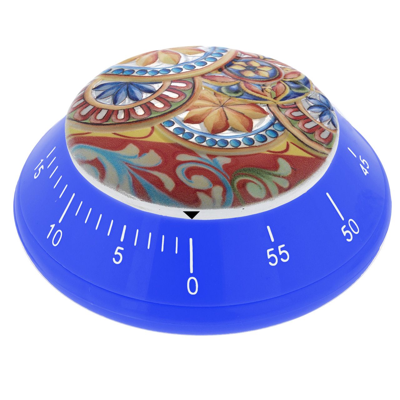 TIMER BLU CON DECORO SICILIANO 4