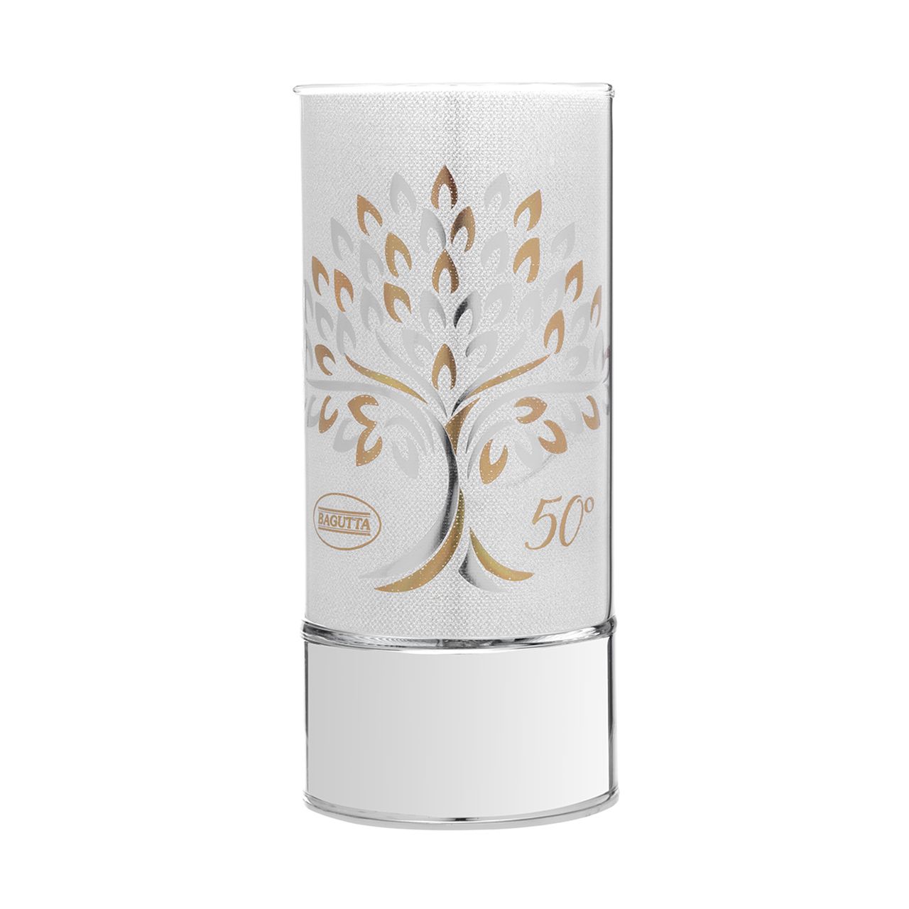 LAMPADA IN VETRO H. 20 CON DECORO ALBERO SPIGHE 50°