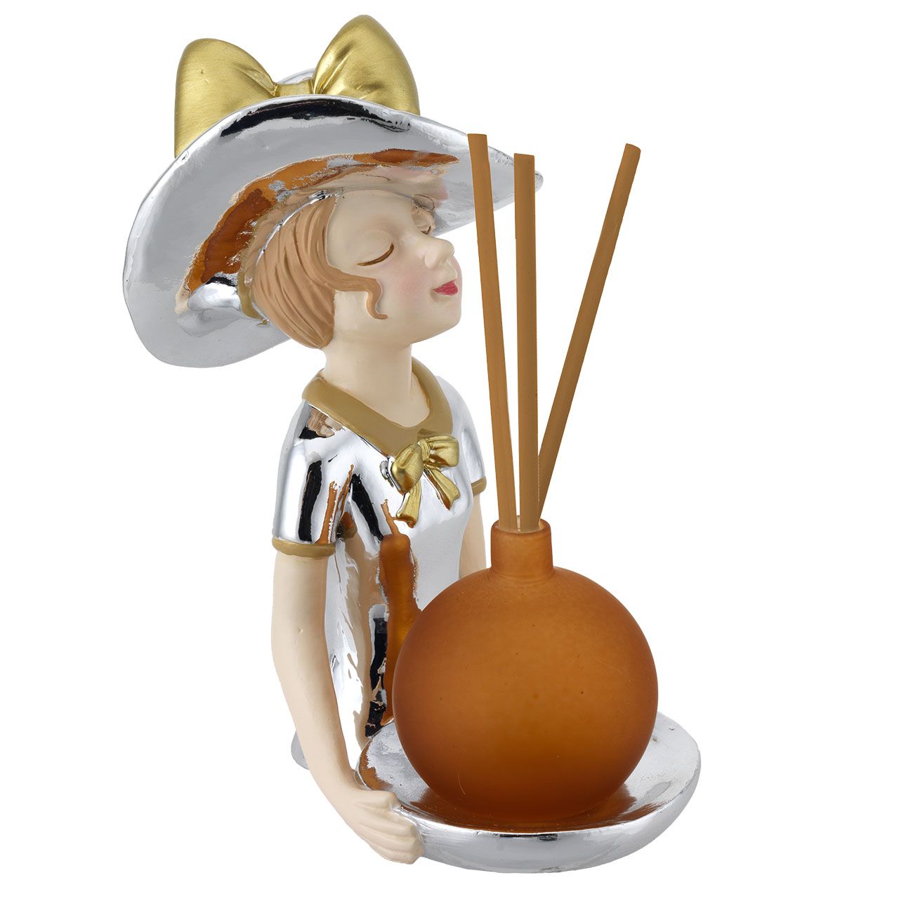 MEZZOBUSTO CON CAPPELLO ORO H. 13,5 CON DIFFUSORE