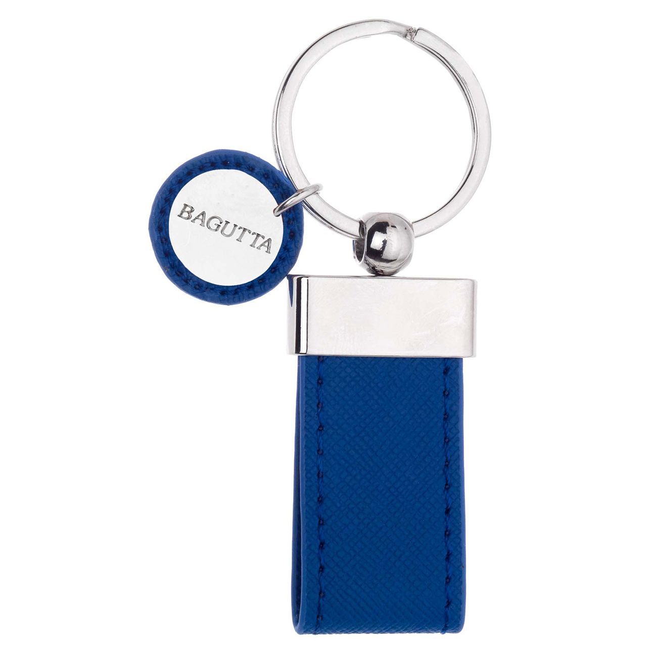 PORTACHIAVI FETTUCCIA CON LOGO TONDO BLU