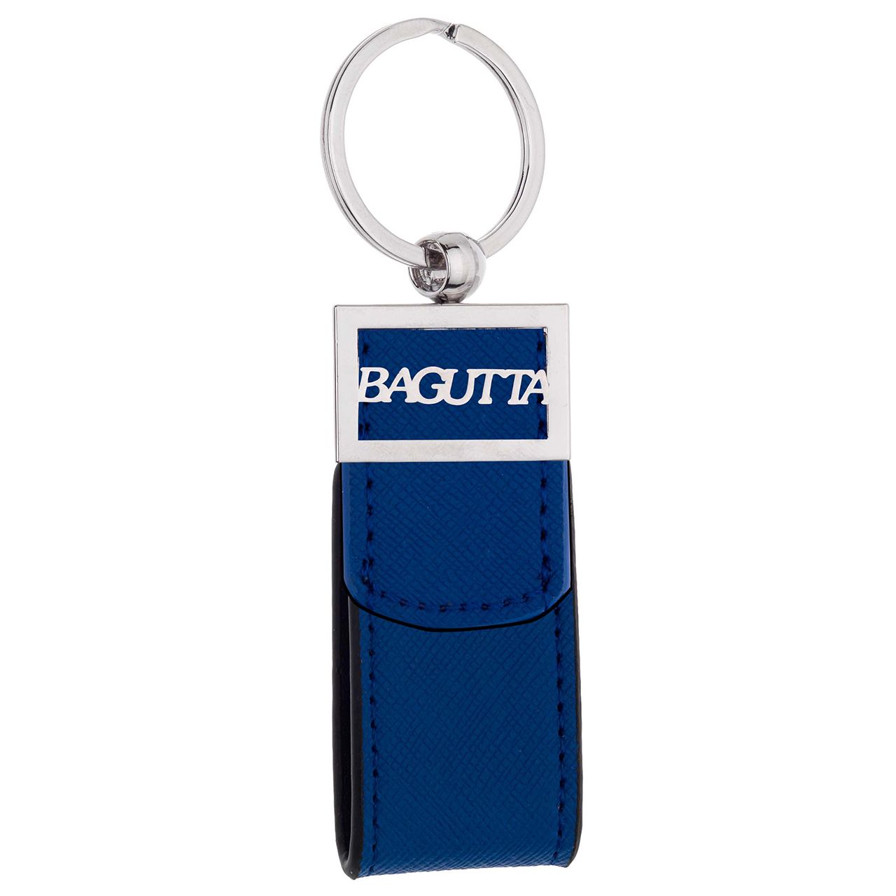 PORTACHIAVI FETTUCCIA CON LOGO TRAFORATO BLU