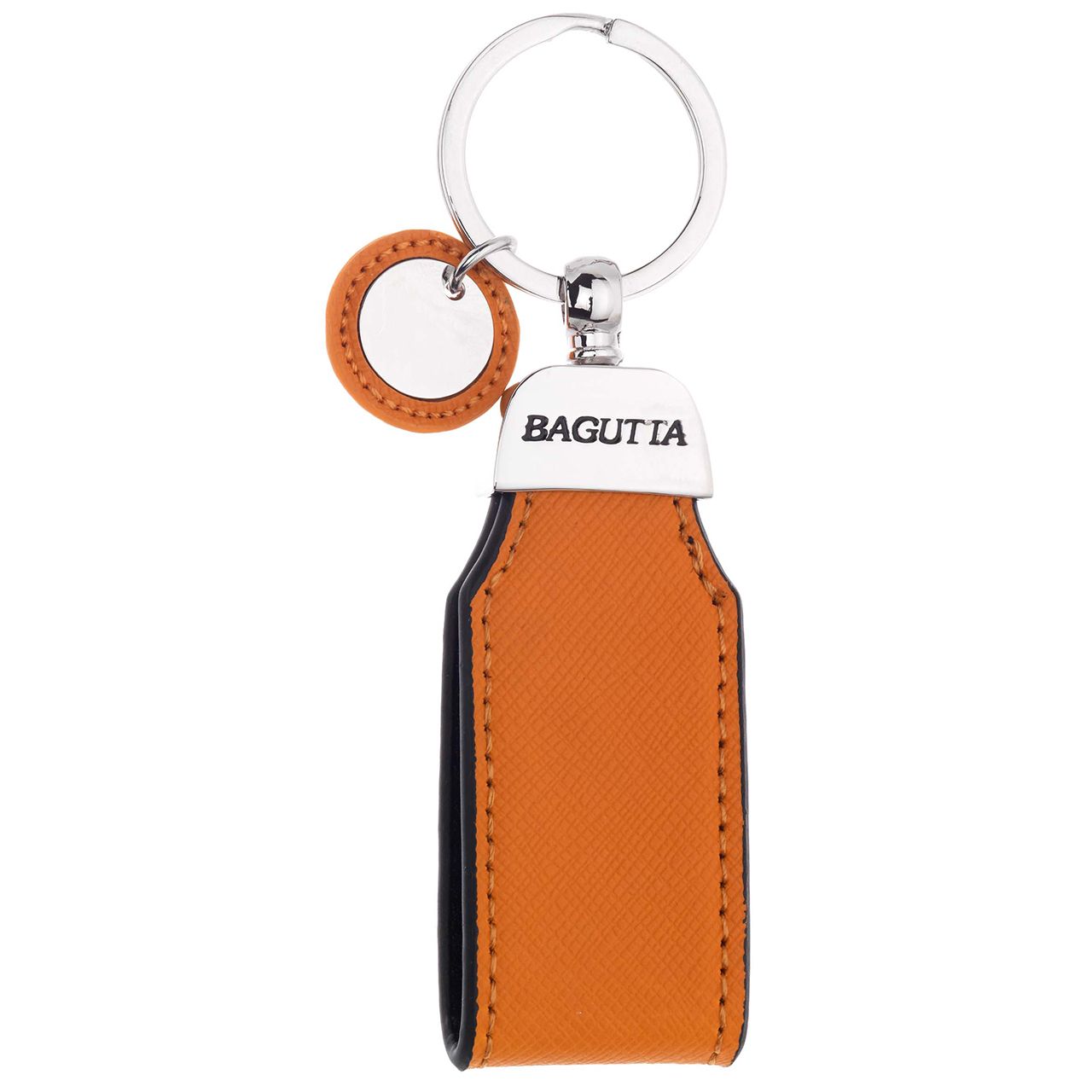 PORTACHIAVI CON PENDENTE TONDO ARANCIO