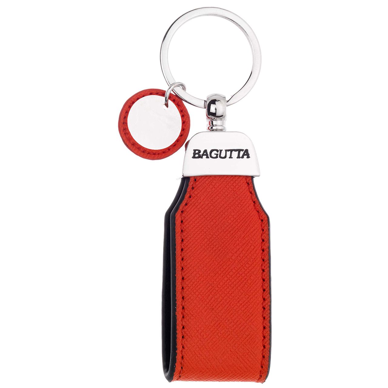 PORTACHIAVI CON PENDENTE TONDO ROSSO