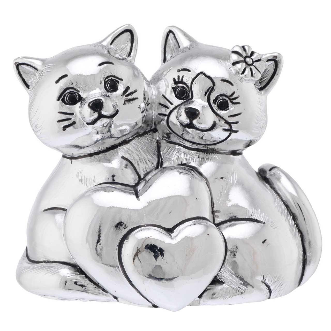 COPPIA DI GATTI CON CUORI