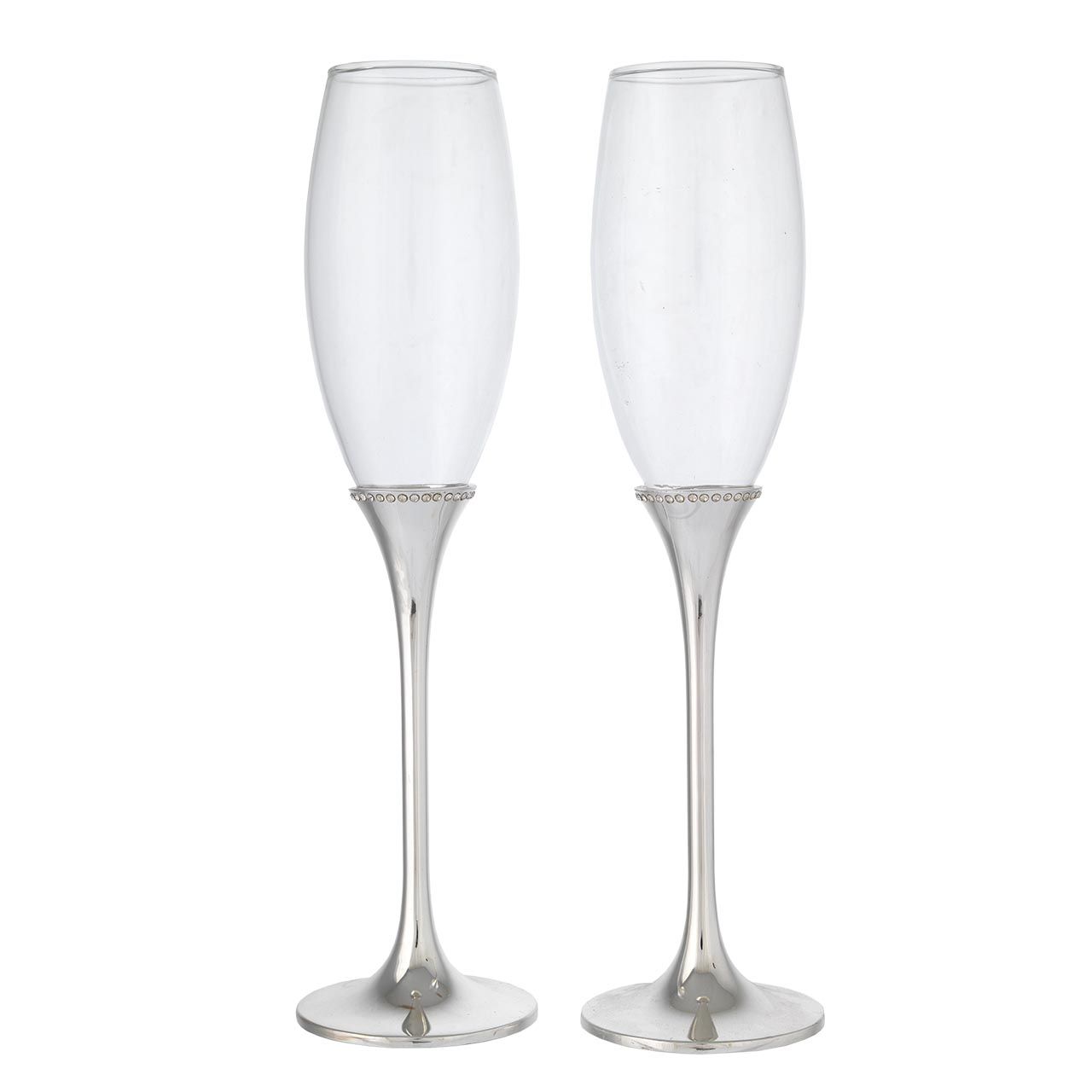 COPPIA FLUTES CRYSTALL 7x26,5