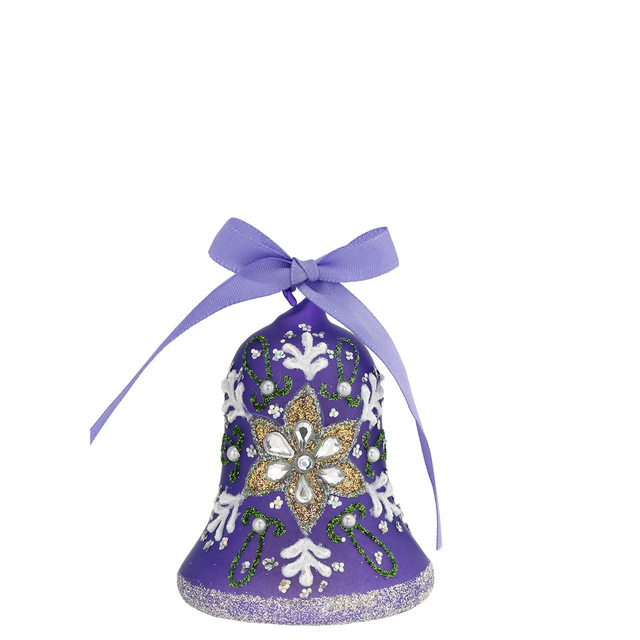 CAMPANELLA PASQUALE DECORATA CON LED H. 10