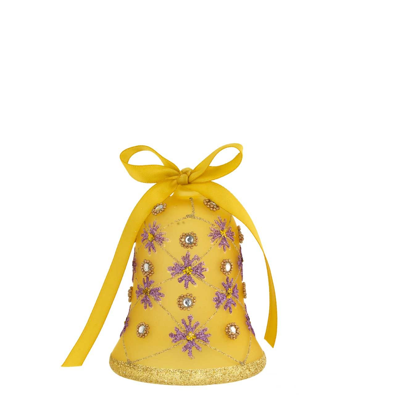 CAMPANELLA PASQUALE DECORATA CON LED H. 10
