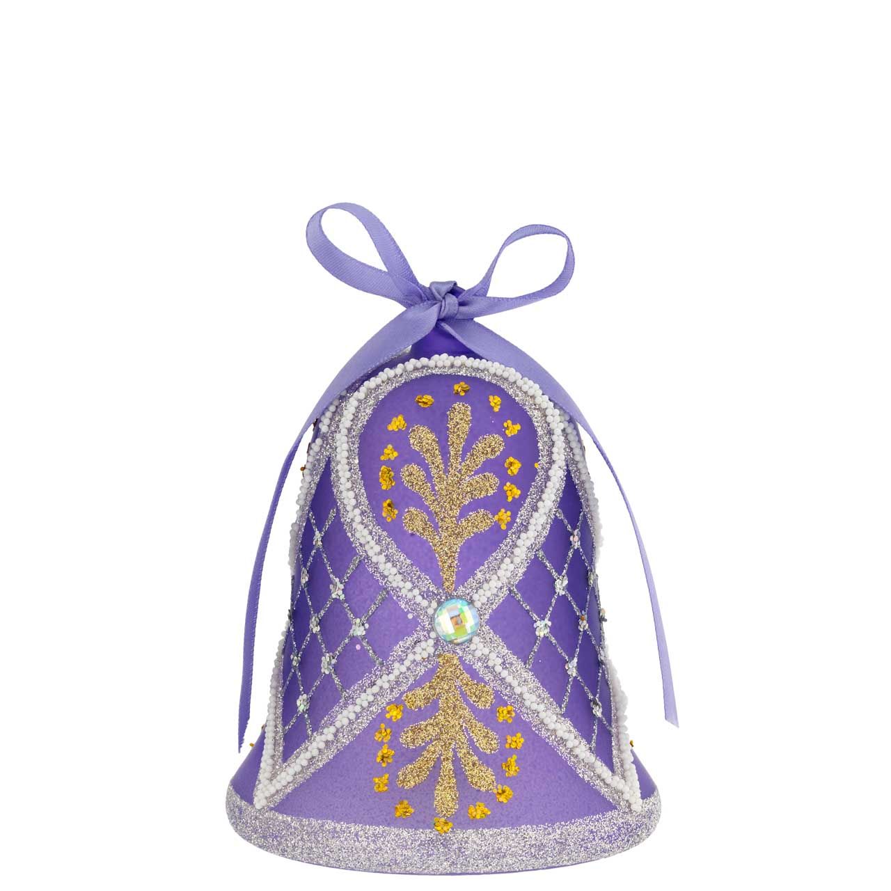 CAMPANELLA PASQUALE DECORATA CON LED H. 12
