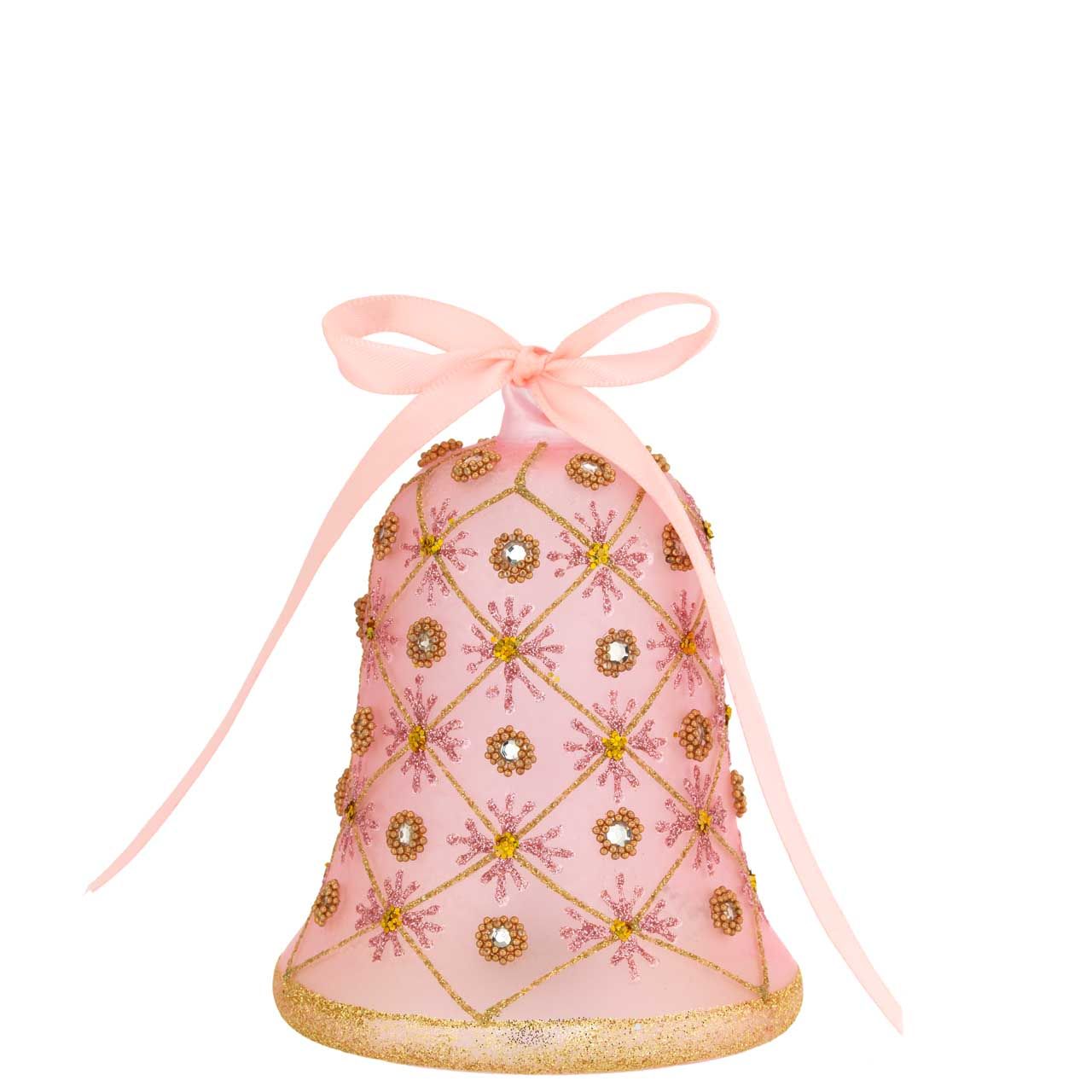 CAMPANELLA PASQUALE DECORATA CON LED H. 12