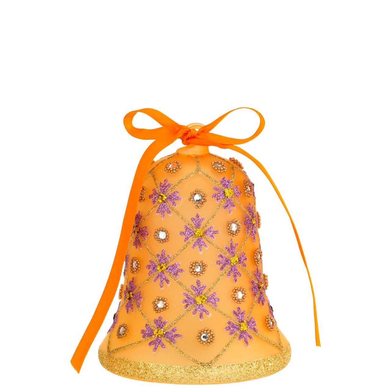 CAMPANELLA PASQUALE DECORATA CON LED H. 12