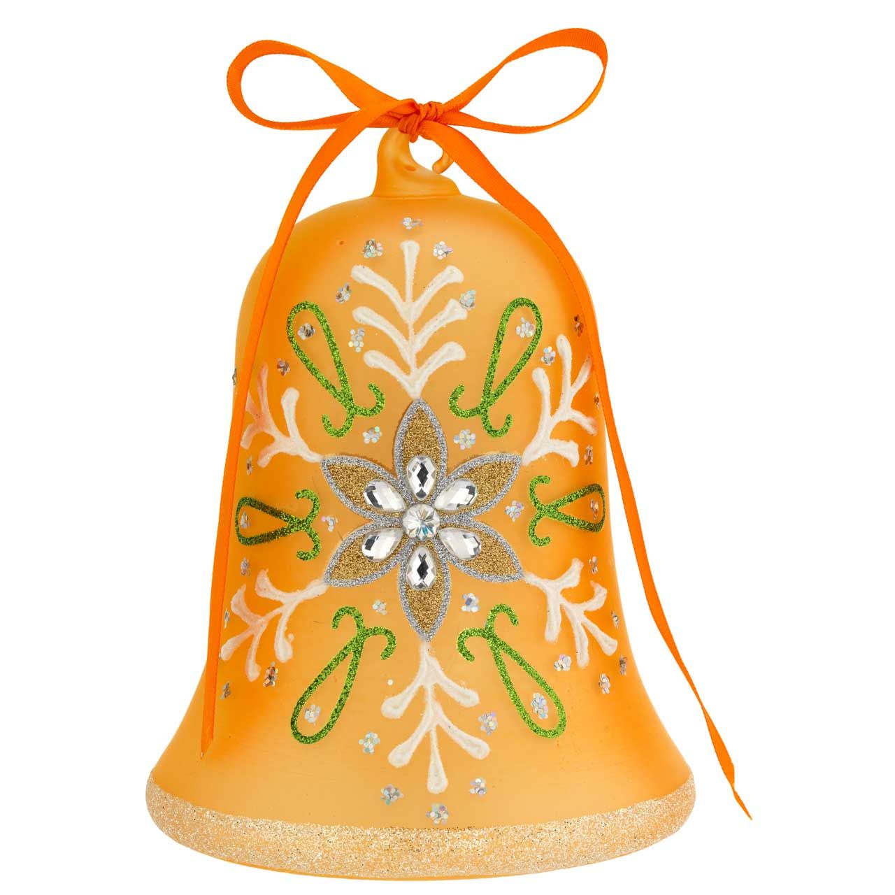 CAMPANELLA PASQUALE DECORATA CON LED H. 15