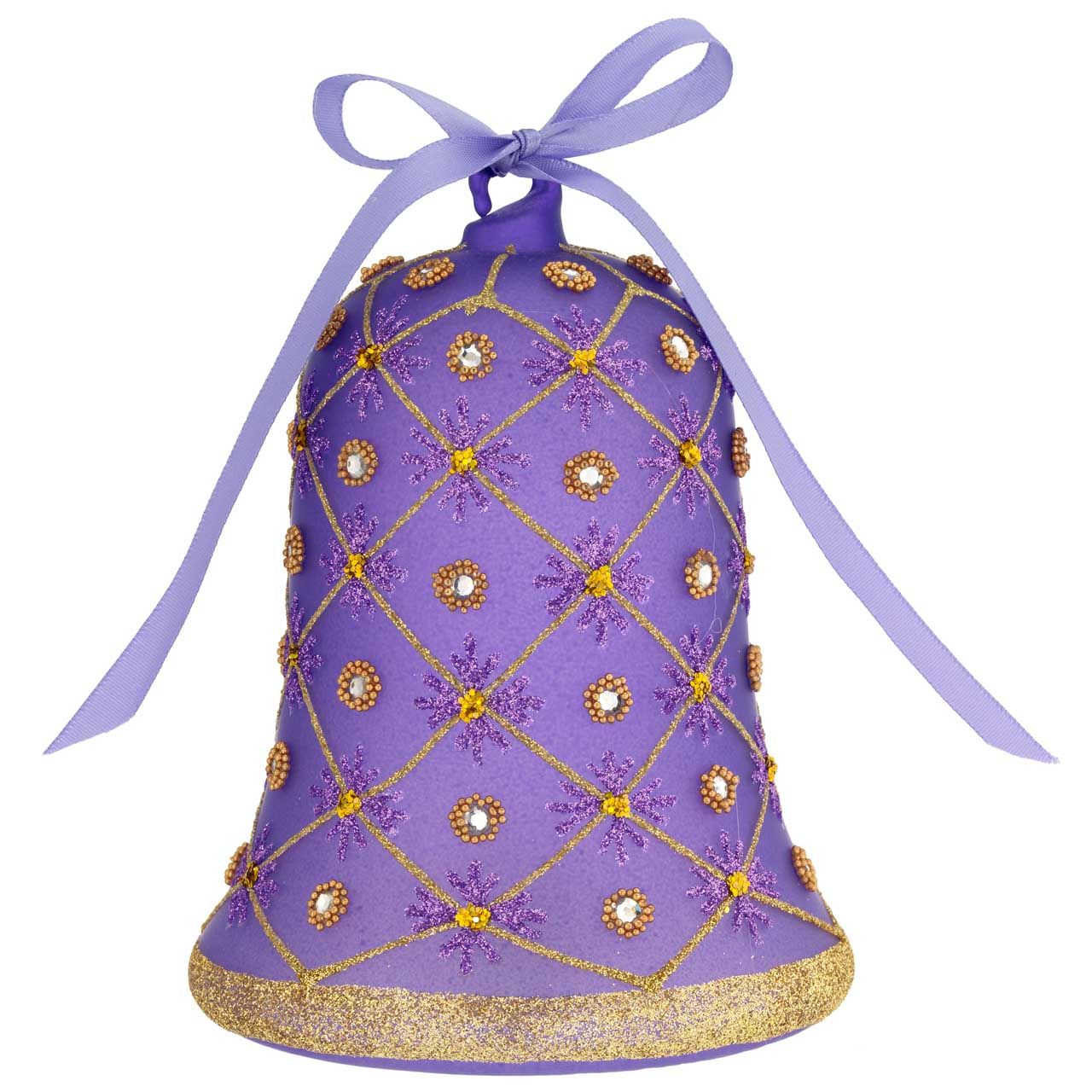 CAMPANELLA PASQUALE DECORATA CON LED H. 15