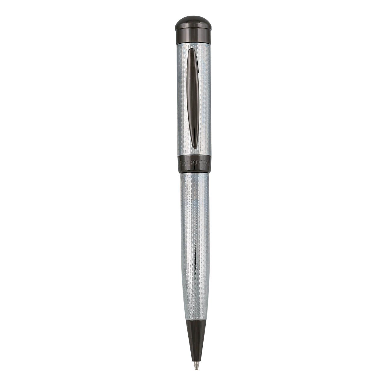 PENNA SFERA CON MEMORIA USB 16 GB CROMATA CON FINITURE NERE