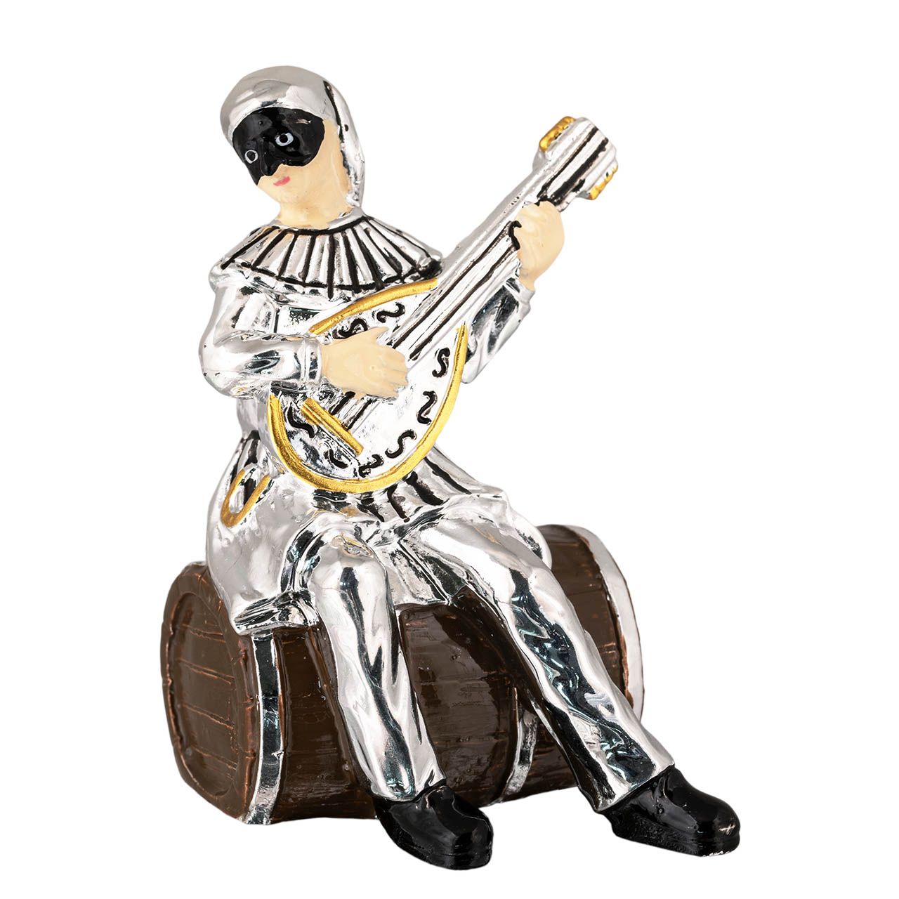 PULCINELLA SEDUTO SULLA BOTTE H. 8