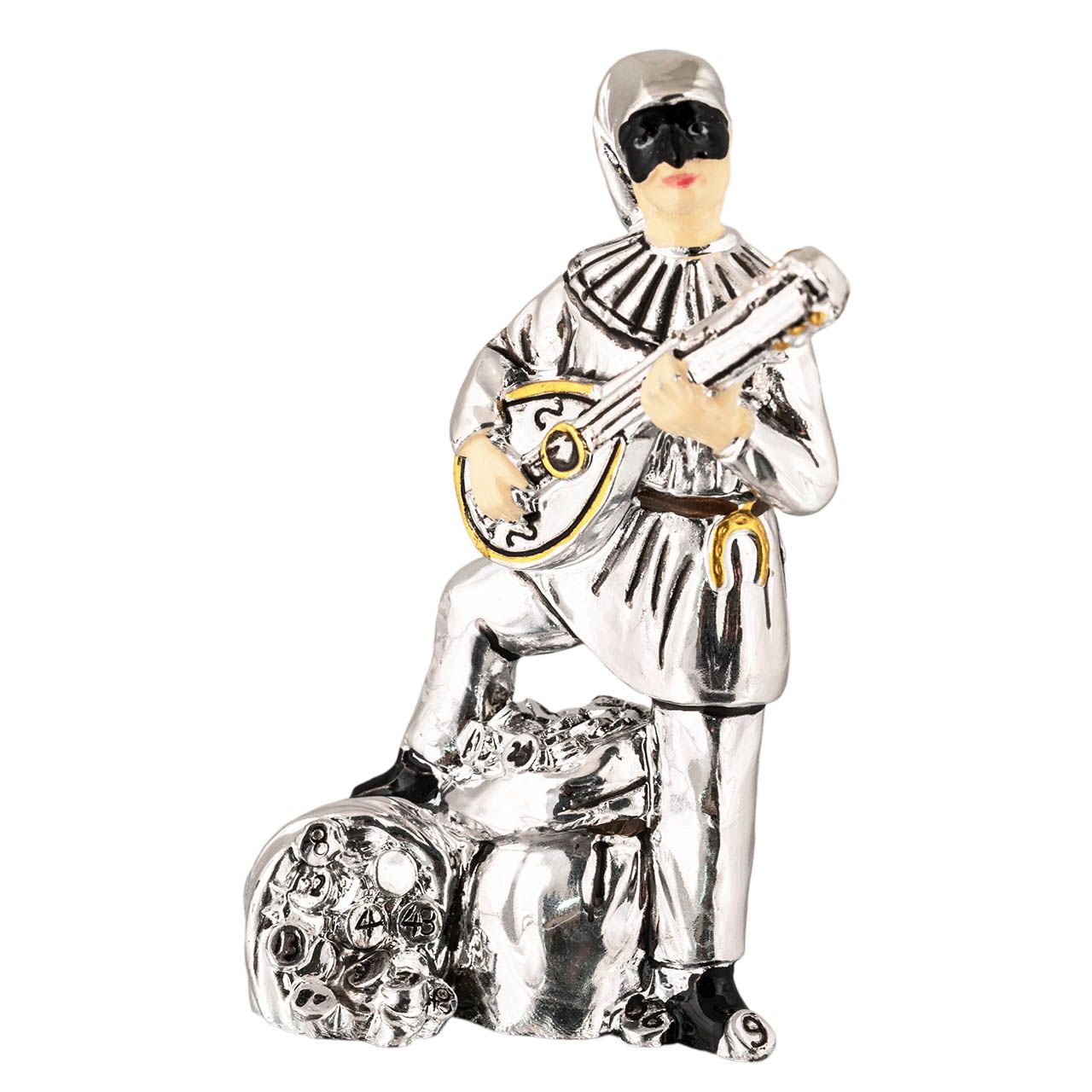 PULCINELLA CON NUMERI DELLA TOMBOLA H. 8,5