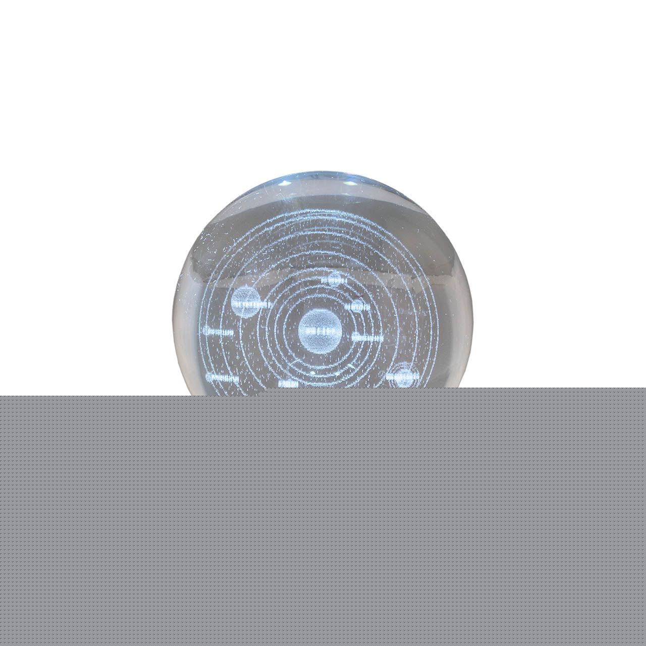 SFERA DIAM. 6 IN CRISTALLO SU BASE CON LED - GALASSIA
